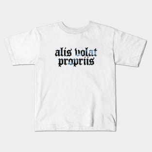 Alis Volat Propriis - She Flies With Her Own Wings Kids T-Shirt